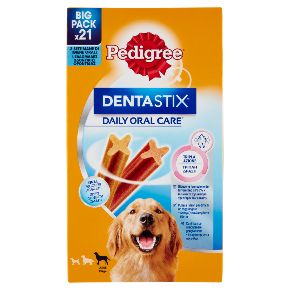 Pedigree Dentastix Large 21pz – Cani di Taglia oltre 25 kg Pedigree Dentastix Large 21pz – Cani di Taglia oltre 25 kg